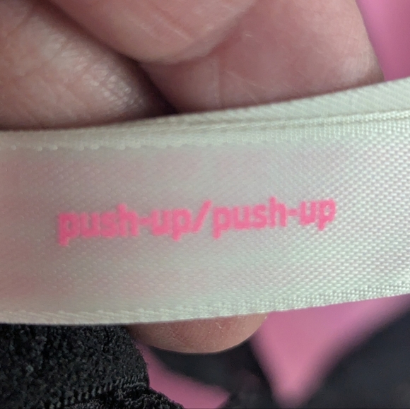 Pink The Lace High Neck Push Up Bra Large In Excellent Condition - Picture 6 of 9